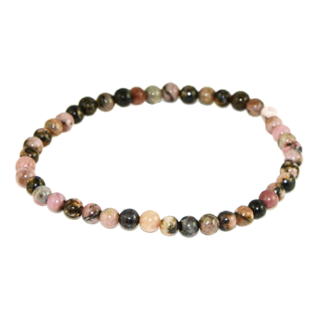 PULSERA BOLA RODONITA 4mm PULSERA BOLA RODONITA 4mm