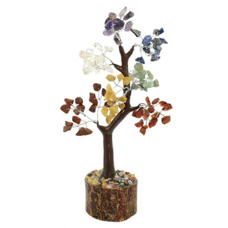 ARBOL CHAKRAS MINERAL 20CM APROX ARBOL CHAKRAS MINERAL 20CM APROX