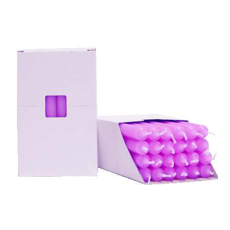 VELA 11 CM LILA CAJA 24/UNI VELA 11 CM LILA CAJA 24/UNI