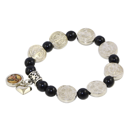BENITO PULSERA CON JUDAS NEGRO BENITO PULSERA CON JUDAS NEGRO