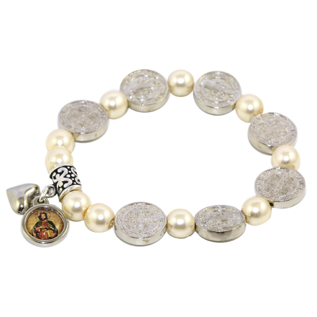 BENITO PULSERA CON JUDAS PERLA BENITO PULSERA CON JUDAS PERLA