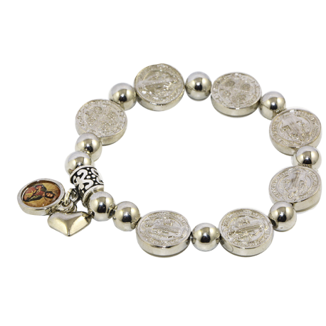 BENITO PULSERA CON JUDAS PLATEADO BENITO PULSERA CON JUDAS PLATEADO
