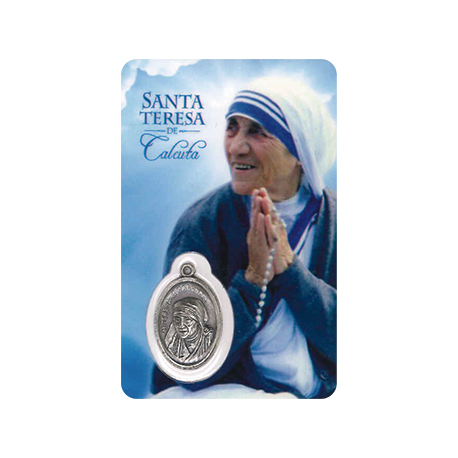 ESTAMPA MEDA TERESA DE CALCUTA ESTAMPA MEDA TERESA DE CALCUTA