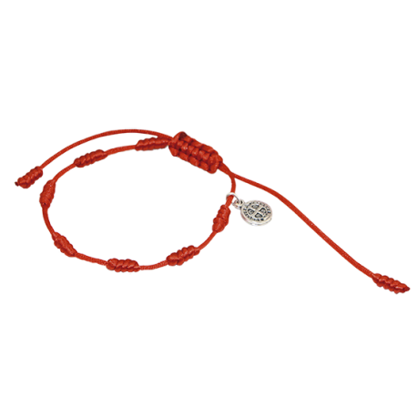 BENITO PULSERA SIETE NUDOS CON MEDALLA BENITO PULSERA SIETE NUDOS CON MEDALLA