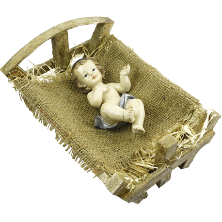 NIÑO JESUS CUNA MADERA 22CM REF 19186 NIÑO JESUS CUNA MADERA 22CM REF 19186