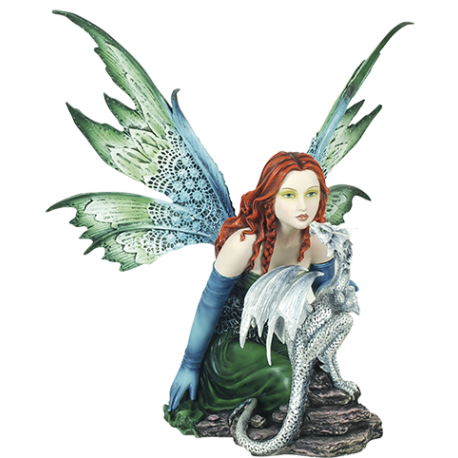HADA CON DRAGON 35X22X34CM REF 20750 HADA CON DRAGON 35X22X34CM REF 20750