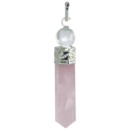 COLGANTE PUNTA CUARZO ROSA BOLA CUARZO CRISTAL COLGANTE PUNTA CUARZO ROSA BOLA CUARZO CRISTAL