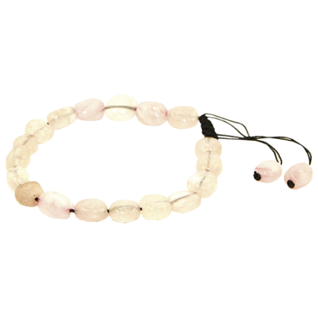 PULSERA HILO CUARZO ROSA PULSERA HILO CUARZO ROSA