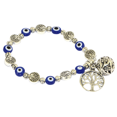 PULSERA OJO TURCO ARBOL VIDA CON LLAMADOR ANGEL PULSERA OJO TURCO ARBOL VIDA CON LLAMADOR ANGEL