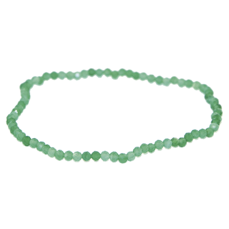 AGATA VERDE PULSERA BOLA FACETADA 2mm AGATA VERDE PULSERA BOLA FACETADA 2mm