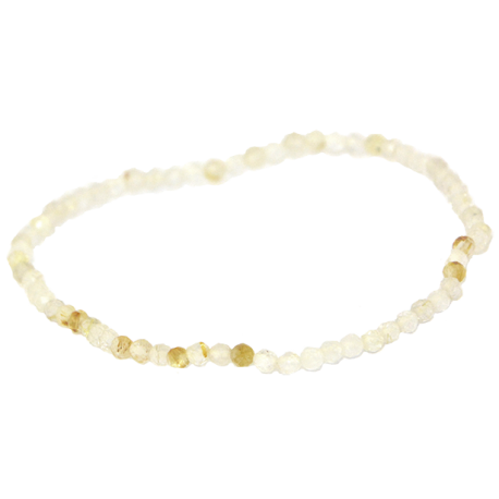 CUARZO RUTILO PULSERA BOLA FACETADA 2mm CUARZO RUTILO PULSERA BOLA FACETADA 2mm