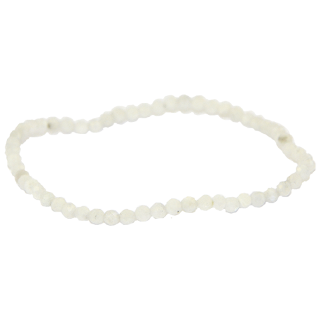 PIEDRA LUNA PULSERA BOLA FACETADA 2mm PIEDRA LUNA PULSERA BOLA FACETADA 2mm