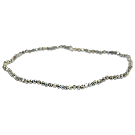 HEMATITE PULSERA BOLA FACETADA 2mm HEMATITE PULSERA BOLA FACETADA 2mm