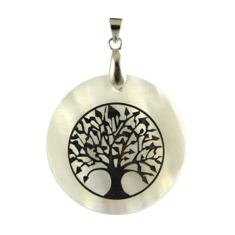 COLGANTE NACARADO ARBOL DE LA VIDA 4,5CM Ø APROX COLGANTE NACARADO ARBOL DE LA VIDA 4,5CM Ø APROX