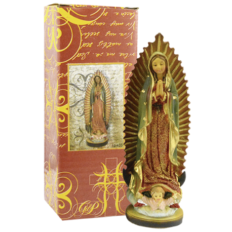 VIRGEN DE GUADALUPE 13CM REF 19403 VIRGEN DE GUADALUPE 13CM REF 19403