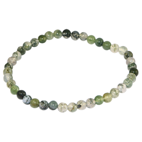 PULSERA BOLA AGATA MUSGOSA 4mm PULSERA BOLA AGATA MUSGOSA 4mm