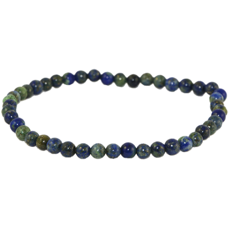 PULSERA BOLA AZURITA MALAQUITA 4mm PULSERA BOLA AZURITA MALAQUITA 4mm