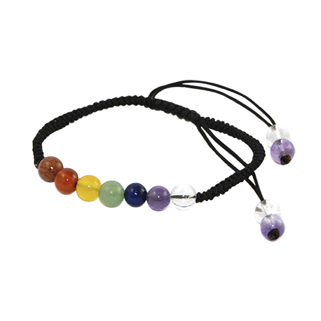 PULSERA CORDON CHAKRA BOLA 6mm 12077012 PULSERA CORDON CHAKRA BOLA 6mm 12077012