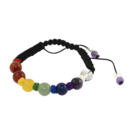PULSERA CORDON CHAKRA MACRAME BOLA 10mm 12077009 PULSERA CORDON CHAKRA MACRAME BOLA 10mm 12077009