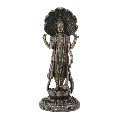 VISHNU CON SERPIENTE 12X12X30CM REF 22265 VISHNU CON SERPIENTE 12X12X30CM REF 22265