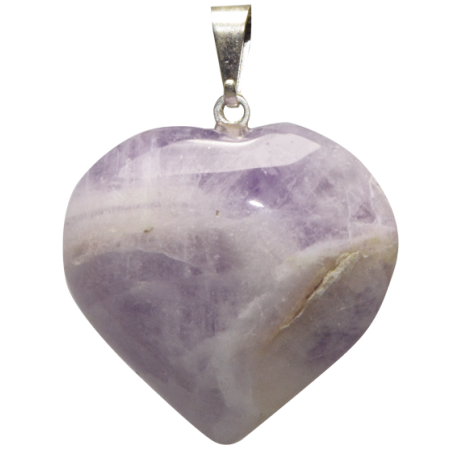 COLGANTE CORAZON AMATISTA 2,5CM COLGANTE CORAZON AMATISTA 2,5CM
