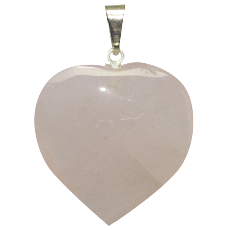 COLGANTE CORAZON CUARZO ROSA 2,5CM COLGANTE CORAZON CUARZO ROSA 2,5CM