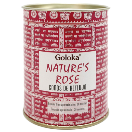 INCIENSO CONO REFLUJO GOLOKA NATURES - ROSAS INC496 INCIENSO CONO REFLUJO GOLOKA NATURES - ROSAS INC496