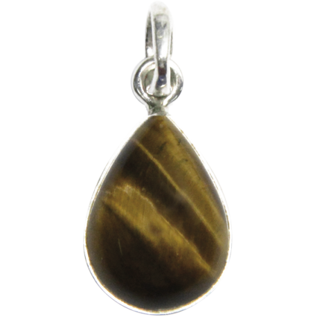 COLGANTE LAGRIMA ENGARCE PLATA OJO DE TIGRE 1,5CM COLGANTE LAGRIMA ENGARCE PLATA OJO DE TIGRE 1,5CM