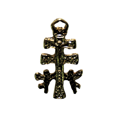 CRUZ CARAVACA METAL PLATEADO 3CM CRUZ CARAVACA METAL PLATEADO 3CM