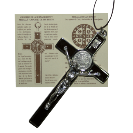 CRUZ DE SAN BENITO ESMALTE 11cmX6cm CRUZ DE SAN BENITO ESMALTE 11cmX6cm