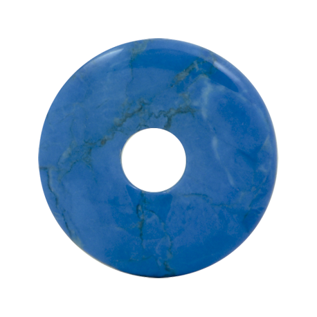 DONUT GRANDE HOW TURQUESA 4CM APROX. DONUT GRANDE HOW TURQUESA 4CM APROX.