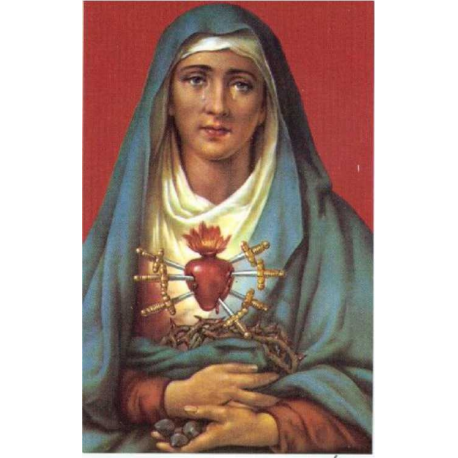 ESTAMPA DOLOROSA VIRGEN ESTAMPA DOLOROSA VIRGEN
