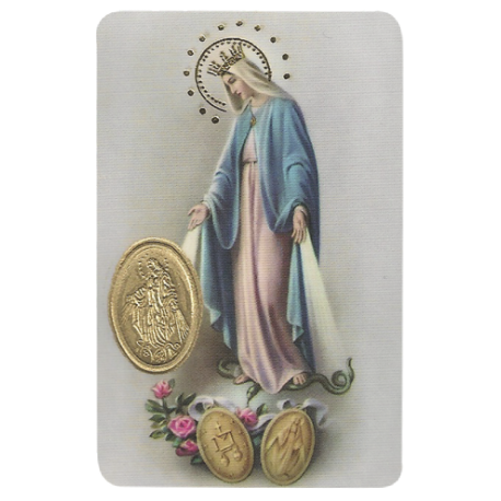 ESTAMPA MED VIRGEN MILAGROSA ESTAMPA MED VIRGEN MILAGROSA