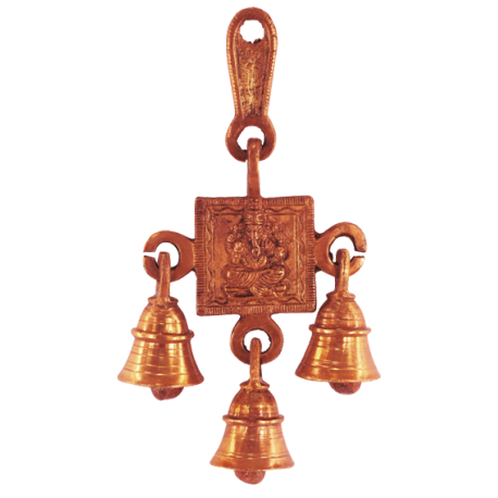 GANESHA MOVIL 3 CAMPANAS BRONCE 16X10X3CM (11986) GANESHA MOVIL 3 CAMPANAS BRONCE 16X10X3CM (11986)