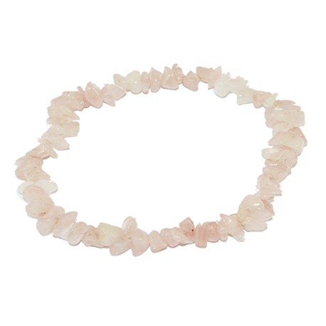 PULSERA CHIP CUARZO ROSA PULSERA CHIP CUARZO ROSA