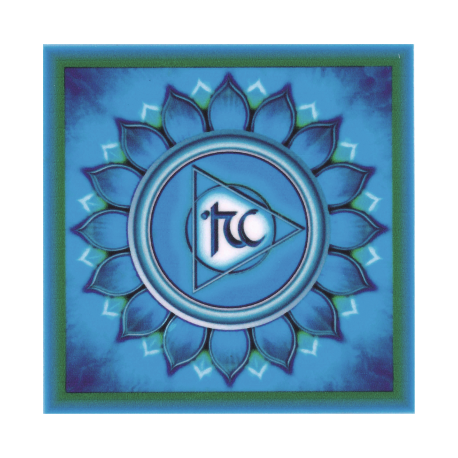 ADHESIVO CUADRADO CHAKRA VISHUDDHA (OIDO) 9X9CM ADHESIVO CUADRADO CHAKRA VISHUDDHA (OIDO) 9X9CM