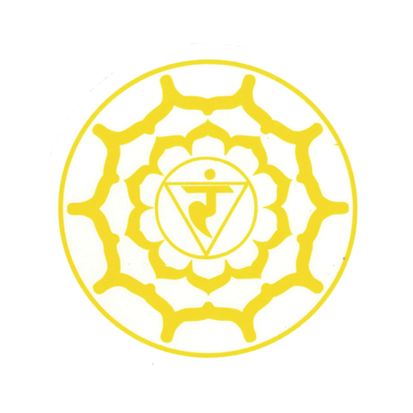ADHESIVO MANDALA MANIPURA CHAKRA PLEXO SOLAR 9CMØ ADHESIVO MANDALA MANIPURA CHAKRA PLEXO SOLAR 9CMØ