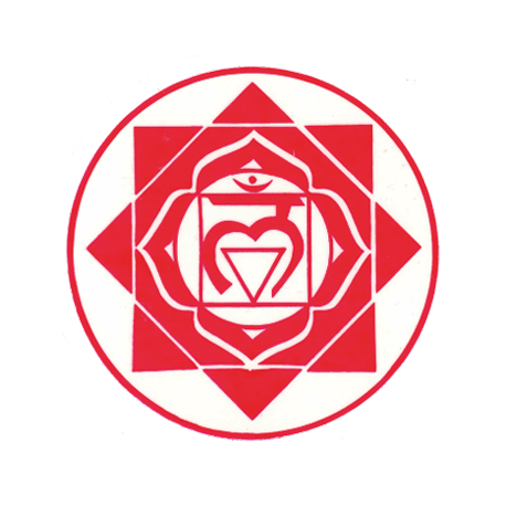 ADHESIVO MANDALA MULADHARA CHAKRA RAIZ 9CMØ ADHESIVO MANDALA MULADHARA CHAKRA RAIZ 9CMØ