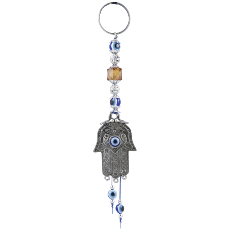 LLAVERO OJO TURCO MANO DE FATIMA 17CM LLAVERO OJO TURCO MANO DE FATIMA 17CM