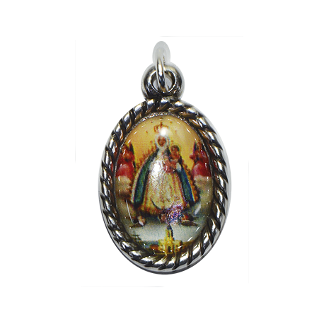 MEDALLA ESMALTE VIRGEN DE REGLA 2,2CM MEDALLA ESMALTE VIRGEN DE REGLA 2,2CM