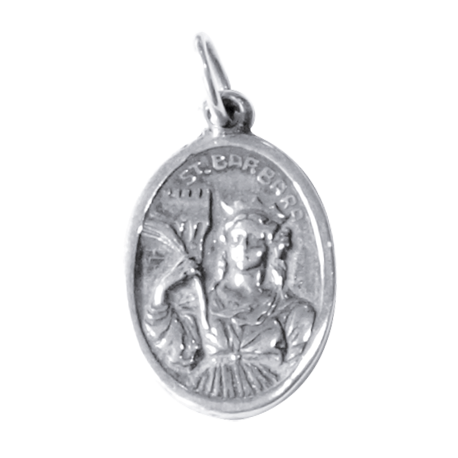 MEDALLA SANTA BARBARA 2,5 CM MEDALLA SANTA BARBARA 2,5 CM