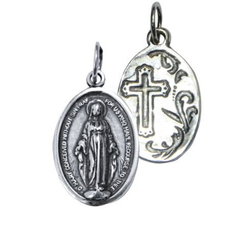 MEDALLA VIRGEN MILAGROSA 2,5 CM MEDALLA VIRGEN MILAGROSA 2,5 CM