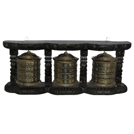 MOLINILLO DE ORACION TRIPLE 34,5X14CM MOLINILLO DE ORACION TRIPLE 34,5X14CM
