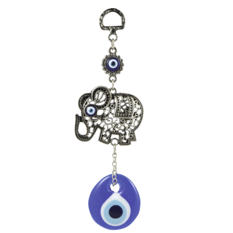 OJO TURCO CON ELEFANTE 15 CM /4 CM DIAMETRO OJO TURCO CON ELEFANTE 15 CM /4 CM DIAMETRO