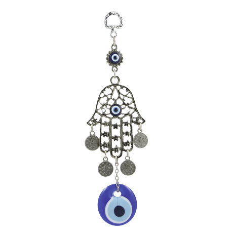 OJO TURCO CON MANO DE FATIMA 20CM OJO TURCO CON MANO DE FATIMA 20CM