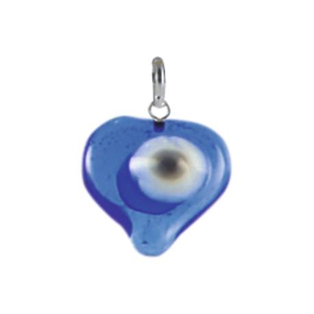 OJO TURCO CORAZON CRISTAL 1CM OJO TURCO CORAZON CRISTAL 1CM