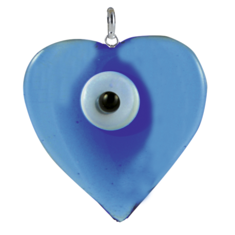 OJO TURCO CORAZON CRISTAL 2,5CM OJO TURCO CORAZON CRISTAL 2,5CM