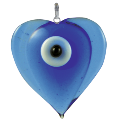 OJO TURCO CORAZON CRISTAL 3CM OJO TURCO CORAZON CRISTAL 3CM