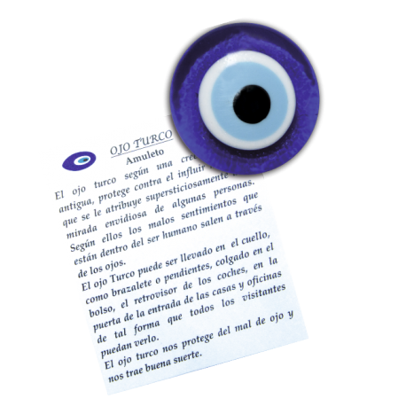 OJO TURCO IMAN DE NEVERA 3 A 4 CM Ø APROX. OJO TURCO IMAN DE NEVERA 3 A 4 CM Ø APROX.