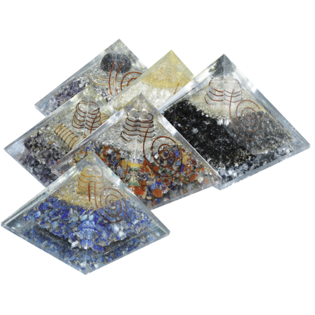 ORGON MINERAL PIRAMIDE GRANDE 12,5 X 12,5 X 9,5 CM ORGON MINERAL PIRAMIDE GRANDE 12,5 X 12,5 X 9,5 CM